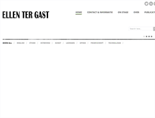 Tablet Screenshot of ellentergast.com